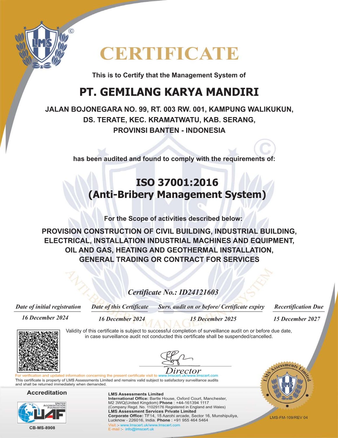 ISO 37001